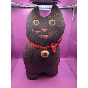 John Derian The Cat Pillow 2020 Target Halloween BLACK CAT KITTY SHAPED No Tags